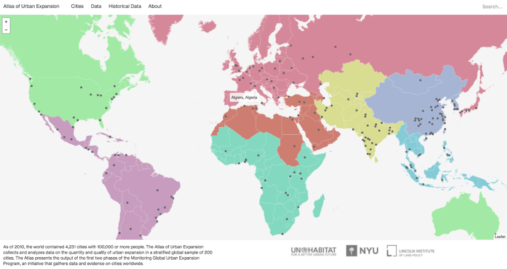 2016 Atlas of Urban Expansion 2016 Atlas of Urban Expansion