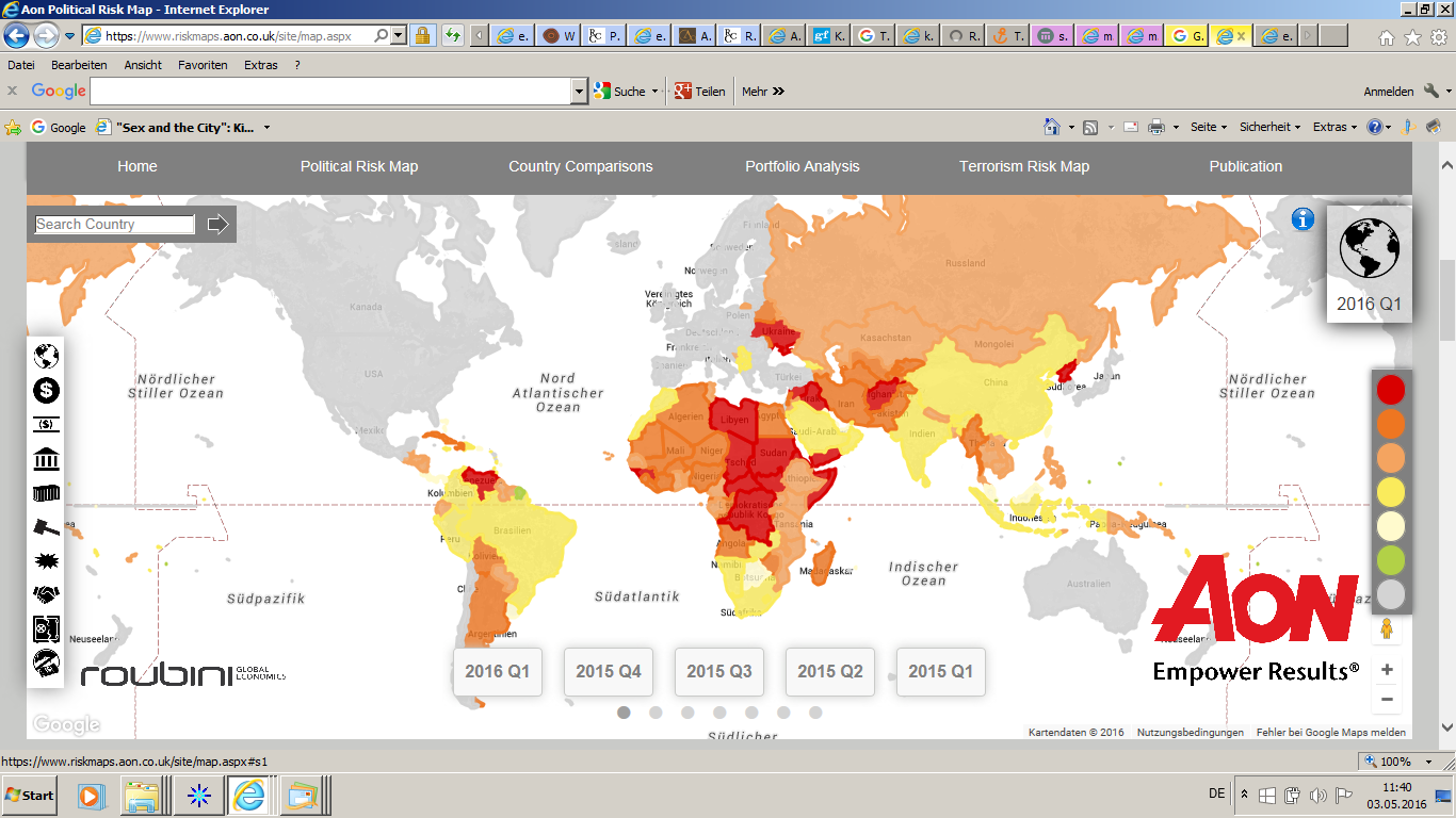 AON RiskMap 2016