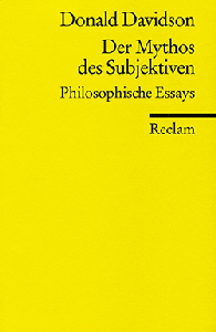 Donald Davidson Der Mythos des Subjektiven