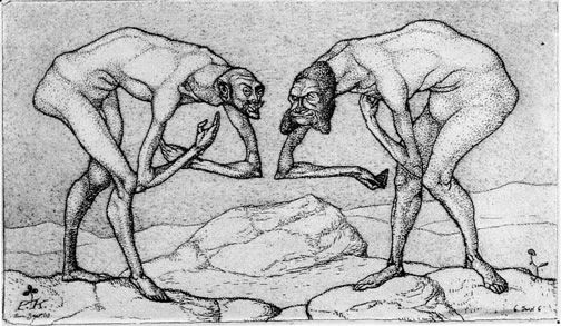 Klee Zwei Männer Klee Zwei Männer